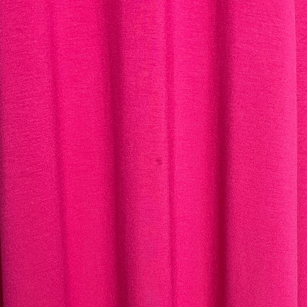 Catherines Jersey Maxi Pink Dress Size 2X Free & Easy With Pockets 3/4 Sleeves - Picture 13 of 13